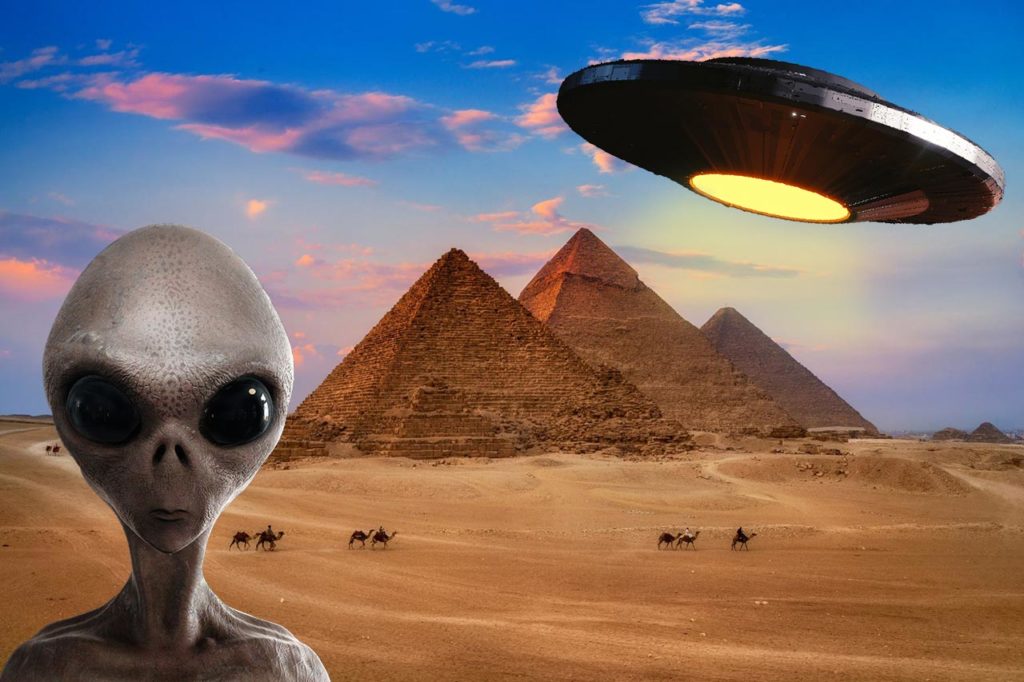 Египетские пирамиды и НЛО